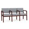 Lesro Lenox 3 Seat Tandem Seating W/ Arms, 65 in W 26 in L 31.5 in H LW3103 - alternate 1